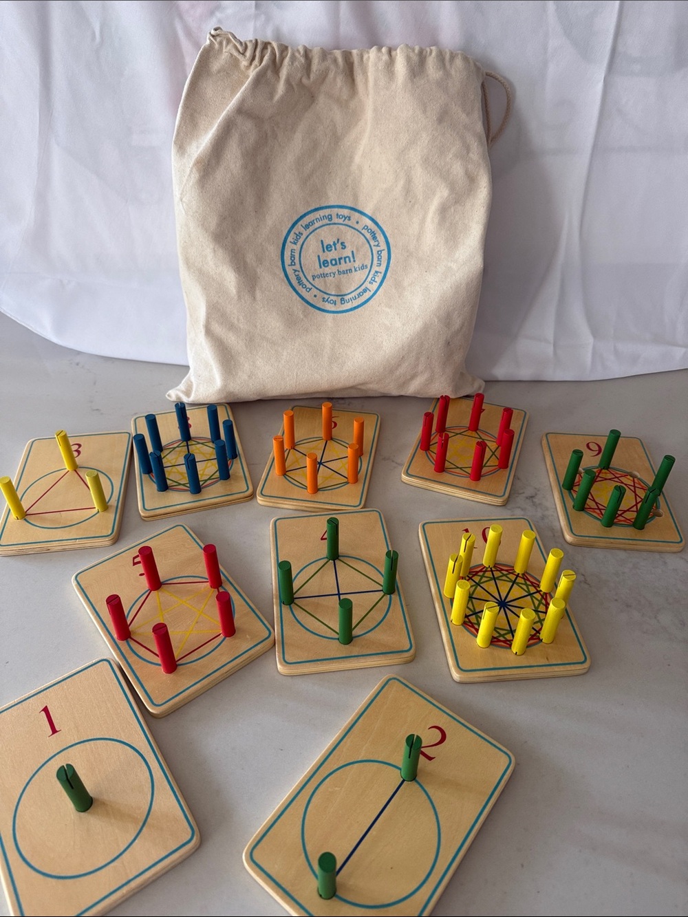 Wooden Peg Set from Pottery Barn Kids